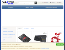 Tablet Screenshot of caracterdigital.com